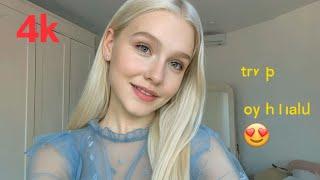 2025 Try-on Haul Transparent Lingerie & Micro Bikini | 4k see Everything transparent Fishnet outfit