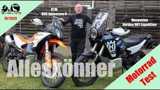 Wolf vergleicht Motorräder: KTM 890 Adventure R vs. Husqvarna Norden 901 Expedition