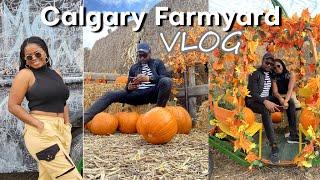 VLOG: VISITING CALGARY FARMYARD (FAMILY-FRIENDLY) + SHOPPING AT SOFALAND - THE NOVEMBER COUPLE