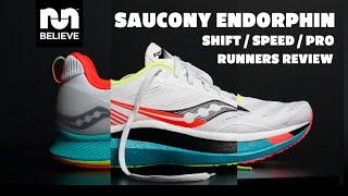 Saucony Endorphin FULL LINEUP REVIEW (PRO vs. SPEED vs. SHIFT)