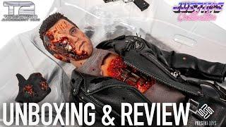 Terminator 2 Battle Damaged T-800 1/6 Scale Figure Unboxing & Review