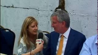 AKTINA TV Report: Mayor de Blasio Visits Headquarters of Greek Federation