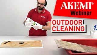 Outdoor cleaning - Webinar: cleaning stubborn green coatings and dirt without problems