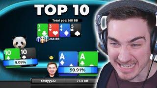 FIRST EVER 100NL SESSION?! | Top 10 Poker Hands Ep. 97