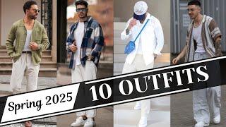 10 Latest Spring Outfit Ideas for Men 2025 | Men's Fashion