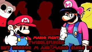 MARIO BATTLE (TWIDDLEFINGER BUT HORROR M AND MARIO SINGS IT)