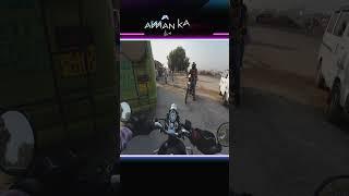 Minibus Had a Crazy Warning… So I Followed  #motovlog #funny #viralshort