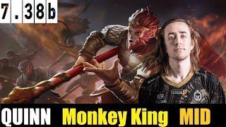  QUINN [Monkey King] MID 7.38b - DOTA 2 HIGHEST MMR MATCH#dota2  #dota2gameplay #quinn