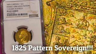 George IV rare pattern sovereign now correctly identified by Steve Hill!