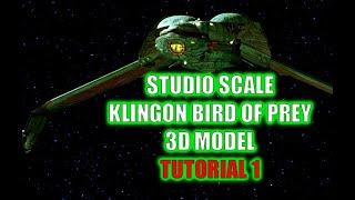 BIRD OF PREY STUDIO SCALE MODEL Tutorial 1