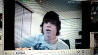 random hot guy singing happy birthday to me on stickam