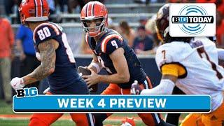 Preview Week 4 Football; What to Watch This Week? Matt Rhule & Xavier Scott Stop By | B1G Today