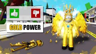 NEW!! How To Get GOLD/ROBUX POWER In Brookhaven - Roblox