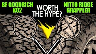 Nitto Ridge Grappler vs BF Goodrich KO2 All-Terrain T/A