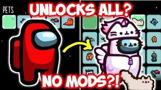 Unlock All Cosmetics in Among Us 2023 without using MOD (Is it Possible?) | Pusheen Cosmicube Update