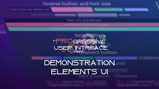 ProgressiveUI v2 (Update) - Demonstrate Elements