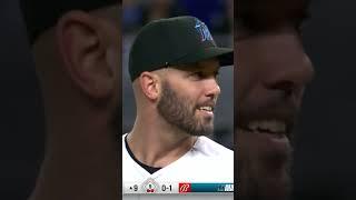 Marlins catcher Jacob Stallings ABSOLUTELY FOOLS Ronald Acuña Jr. on 3 pitches to STRIKE HIM OUT! 