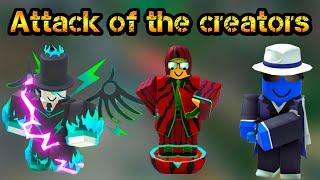 Attack of the creators Roblox Tower Defense Simulator