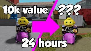 How much value can I get in 24 hours ( counter blox trading  )