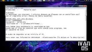 Solucion | Pantalla Azul [ DRIVER_IRQL_NOT_LESS_OR_EQUAL ] BY | NETIO.SYS