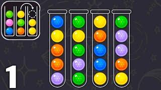 Color Ball Sort - Sorting Puzzle Game - Gameplay Walkthrough Part 1 All Levels 1-25 (Android & iOS)