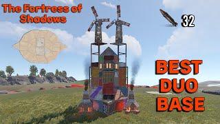 The Fortress of Shadows: Best Duo Base in Rust – Survives 32 Rockets!