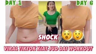 VIRAL TIKTOK WEIGHTLOSS DANCE WORKOUT FOR 7 DAYS | AM IN SHOCK | Trying kiat jud dai workout️