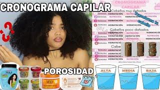 CRONOGRAMA CAPILAR Y POROSIDAD:TODO LO QUE NECESITAS SABER | RECUPERA TU CABELLO|Rachell Santos