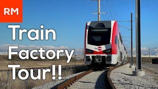 Modern European Trains Built Right in North America! | Stadler Factory Tour