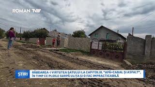 Ploile surpă ulița și o fac impracticabilă - sat Stejaru, comuna Ion Creangă, Neamț