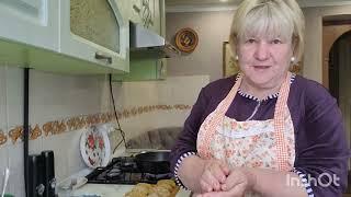 Капустные котлеты с овсяными хлопьями.