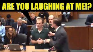 “ARE YOU LAUGHING AT ME JUDGE!?” Defendant Angered!