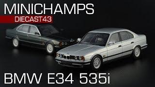 BMW E34 535i | Minichamps | обзор масштабной модели 1:43