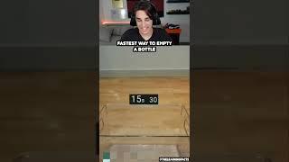 The Fastest Way To Empty A Bottle