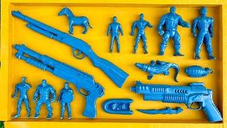 Memebersihkan Nerf Sniper Rifle, Ak47,Shotgun,assault Rifle,GLOCK Pistol,M16,Cowboy Gun