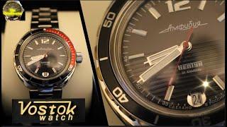 Vostok Neptune Amphibia Diver's Watch Unboxing and First Impressions