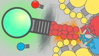 STREAMLINER NEW FASTEST SHOOTING TANK! Diep.io Max level Streamliner Vs Mothership Vs Arena closer