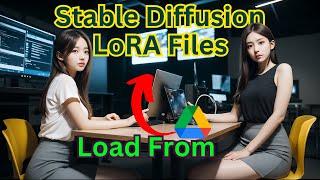 How to Install Stable Diffusion LoRA from Google Drive In Google CoLab - Tutorial