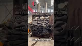 Revolutionize Tyre Waste Management with a Powerful Tyre Baler #recyclingmachine
