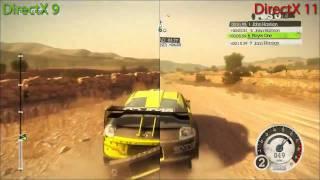 Dirt 2 - DirectX 9 vs DirectX 11 Split Screen Benchmark