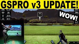 GSPro v3 Golf Simulator Software Update! FULL Review! New Range, Features, & More!