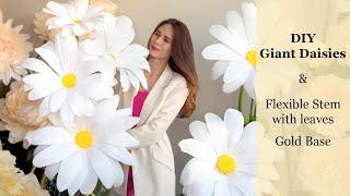 Giant Paper Daisy Tutorial: Step-by-Step DIY | Paper Flower Craft Guide