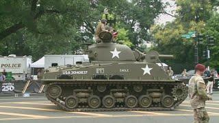 Cleanup underway in DC after Army anniversary parade