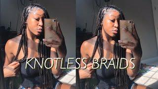 HOW TO STYLE KNOTLESS BOX BRAIDS