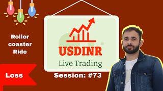 USDINR Live Intraday Trading Session #73 : Trading for Beginners Series | Become a Profitable Trader