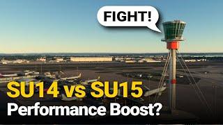 Does Sim Update 15 Increase Performance in MSFS 2020? SU15 vs SU14