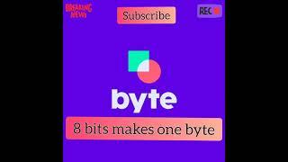 How many bits make one byte #short #computer