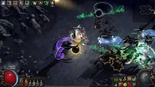 [3.8] Summon Carrion Golem Necromancer vs Uber Elder + Guardians - Path of Exile Blight