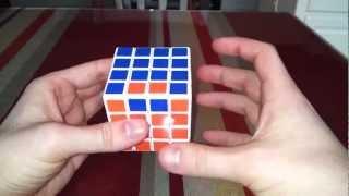 Rubik's cube 4x4 edge parity without complicated algorithms