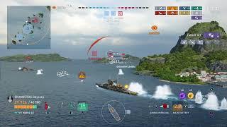 New World Of Warships Schill in action, Or lack their of.